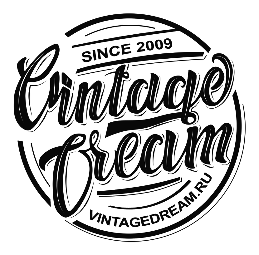 + - Логотип для сайта винтажной бижутерии, одежды, аксессуаров Vintagedream.ru