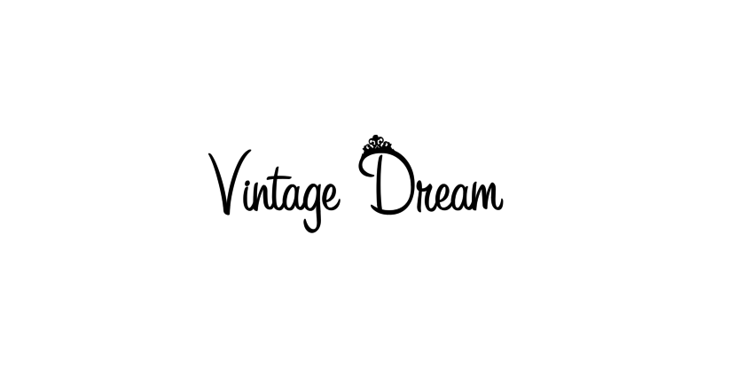 Логотип для сайта винтажной бижутерии, одежды, аксессуаров Vintagedream.ru  -  автор Яков Фуртиков