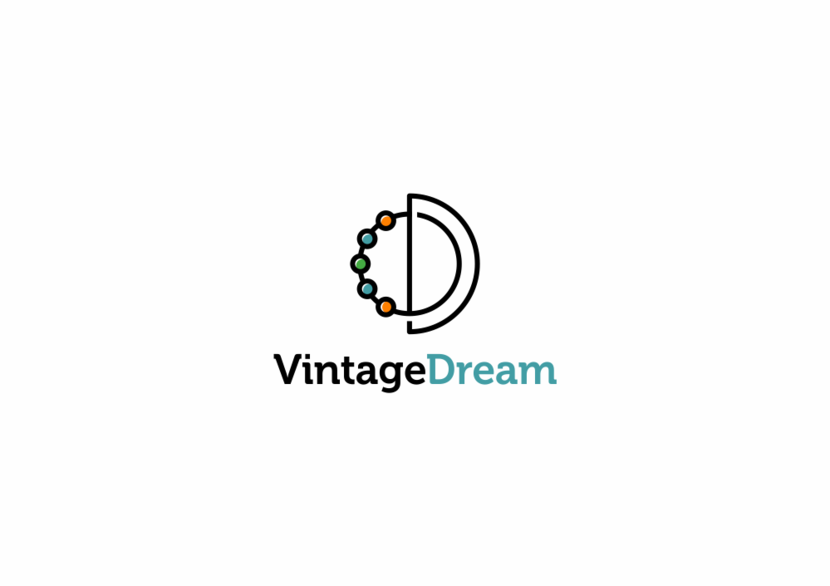 + - Логотип для сайта винтажной бижутерии, одежды, аксессуаров Vintagedream.ru