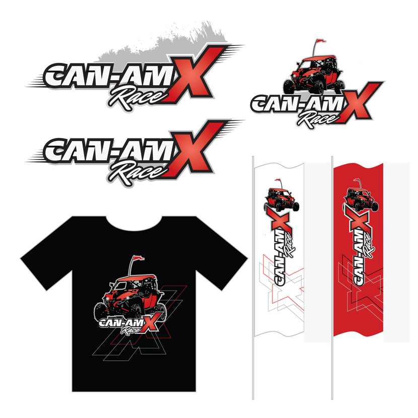 Разработка логотипа и символа крупнейшей квадрогонки в России Can-Am X Race  -  автор Андрей Иванов