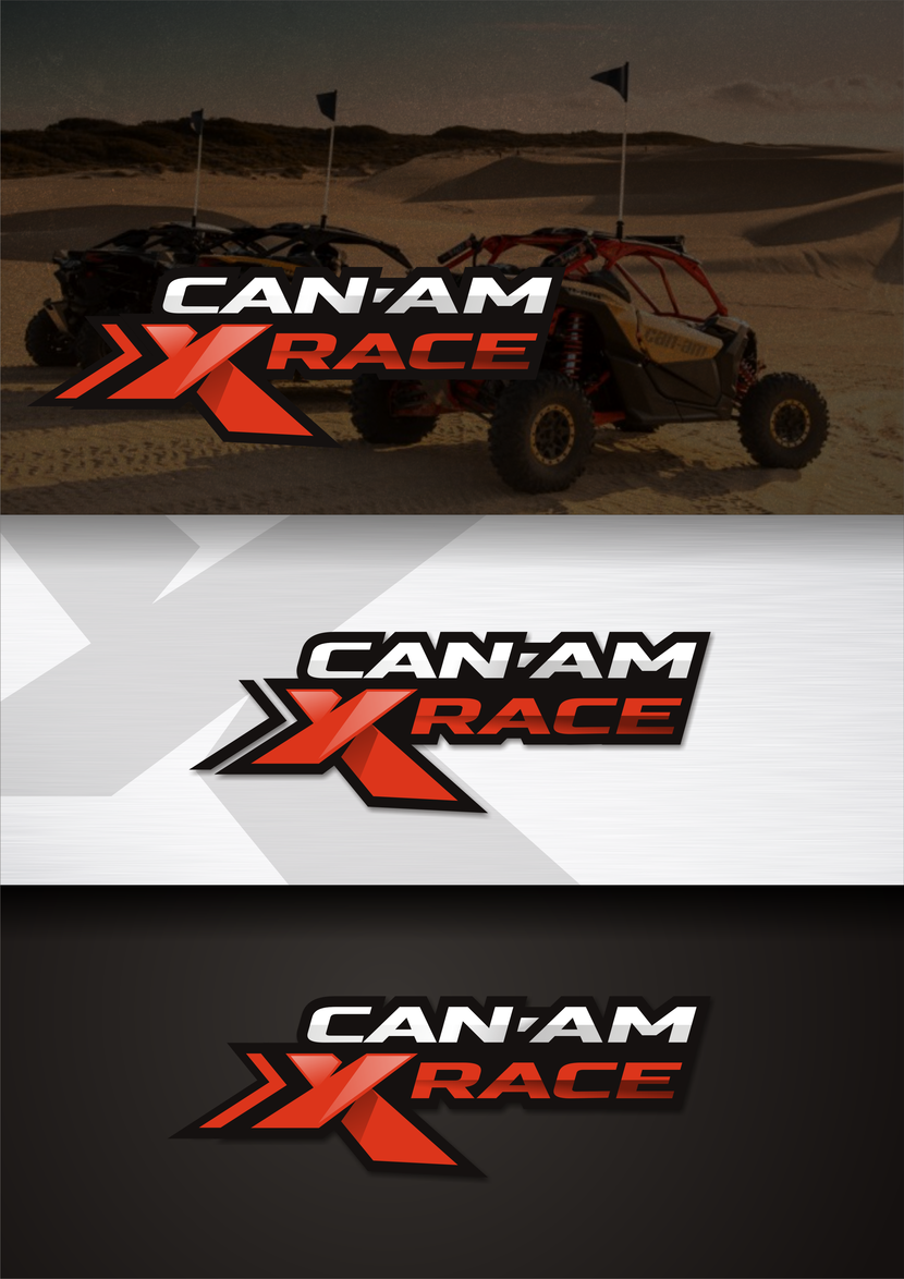 Разработка логотипа и символа крупнейшей квадрогонки в России Can-Am X Race  -  автор Марина Потаничева