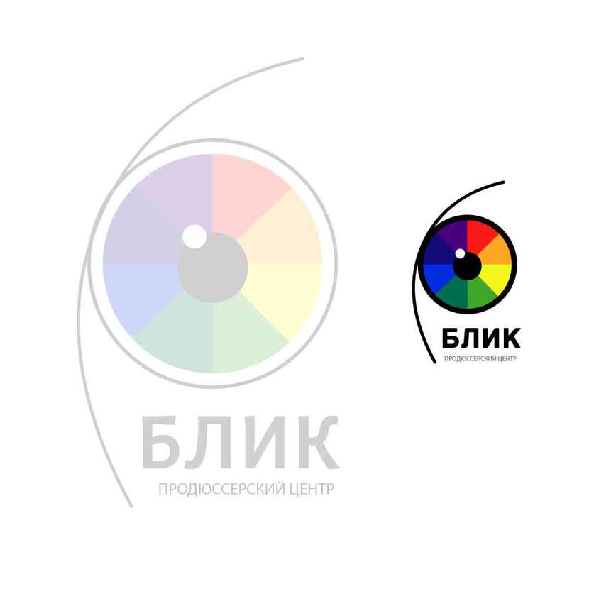 Вариант шрифта 3 - Логотип продюсерского центра БЛИК