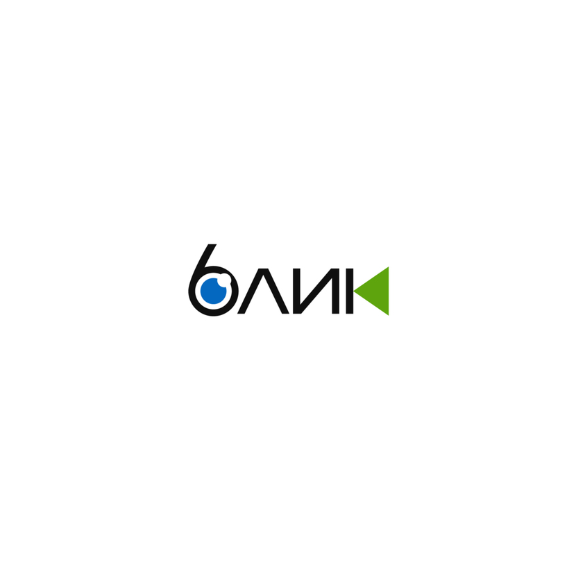 Логотип продюсерского центра БЛИК  -  автор дмитрий c.