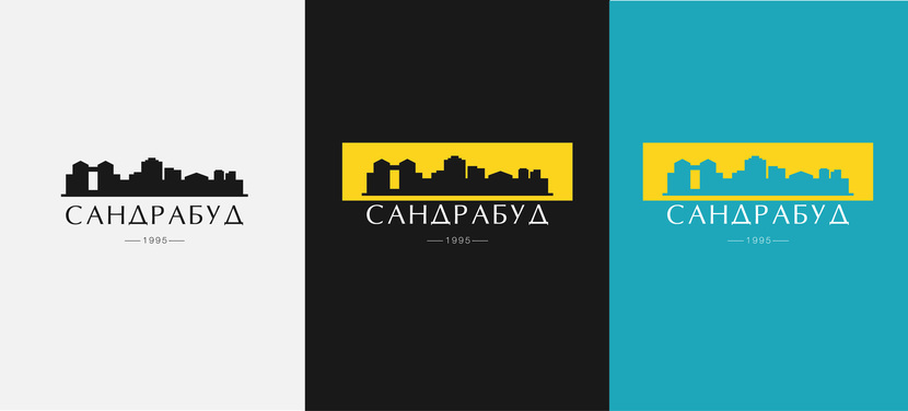 В силуэте города попыталась отобразить Запорожье. - Редизайн строительного логотипа