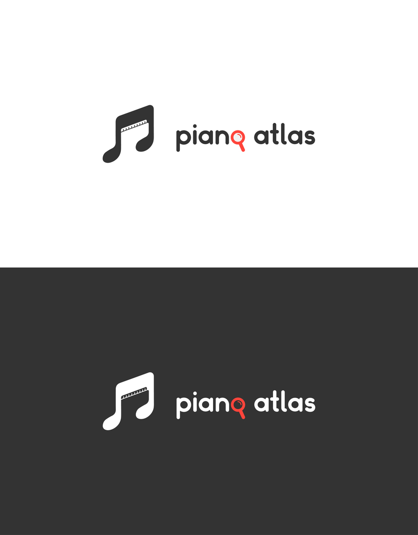 Добрый вечер, мой вариант логотипа. - Конкурс для проекта piano-atlas.ru