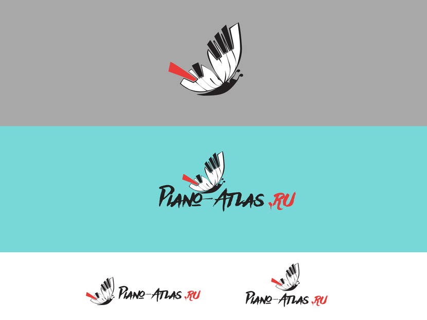 Здравствуйте, позвольте предложить вам такой вариант логотипа. - Конкурс для проекта piano-atlas.ru