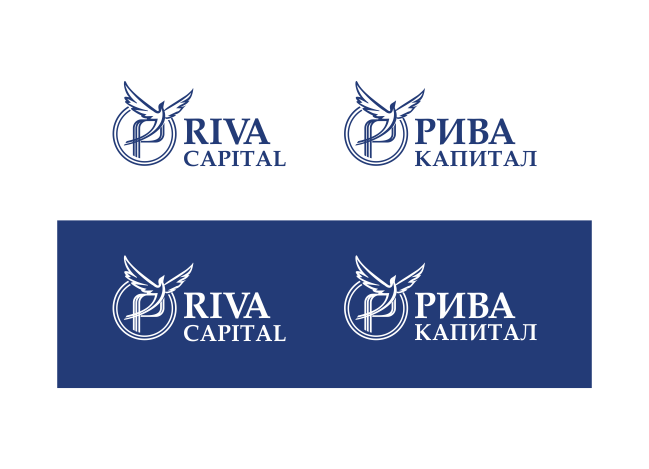 Здравствуйте!  Рубль+дорога+1-я буква названия+птица(передвижение, взлет, свобода)=знак))) - Разработать фирменный логотип riva.capital