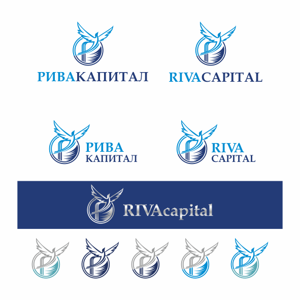 Разработать фирменный логотип riva.capital