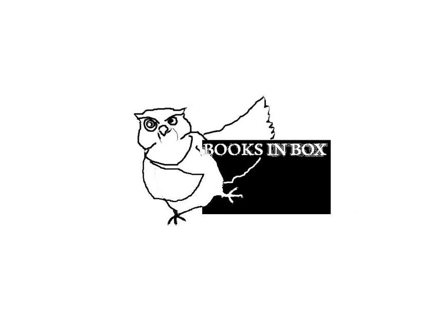BOOKS IN BOX - Логотип для литературного проекта BOOKS IN BOX