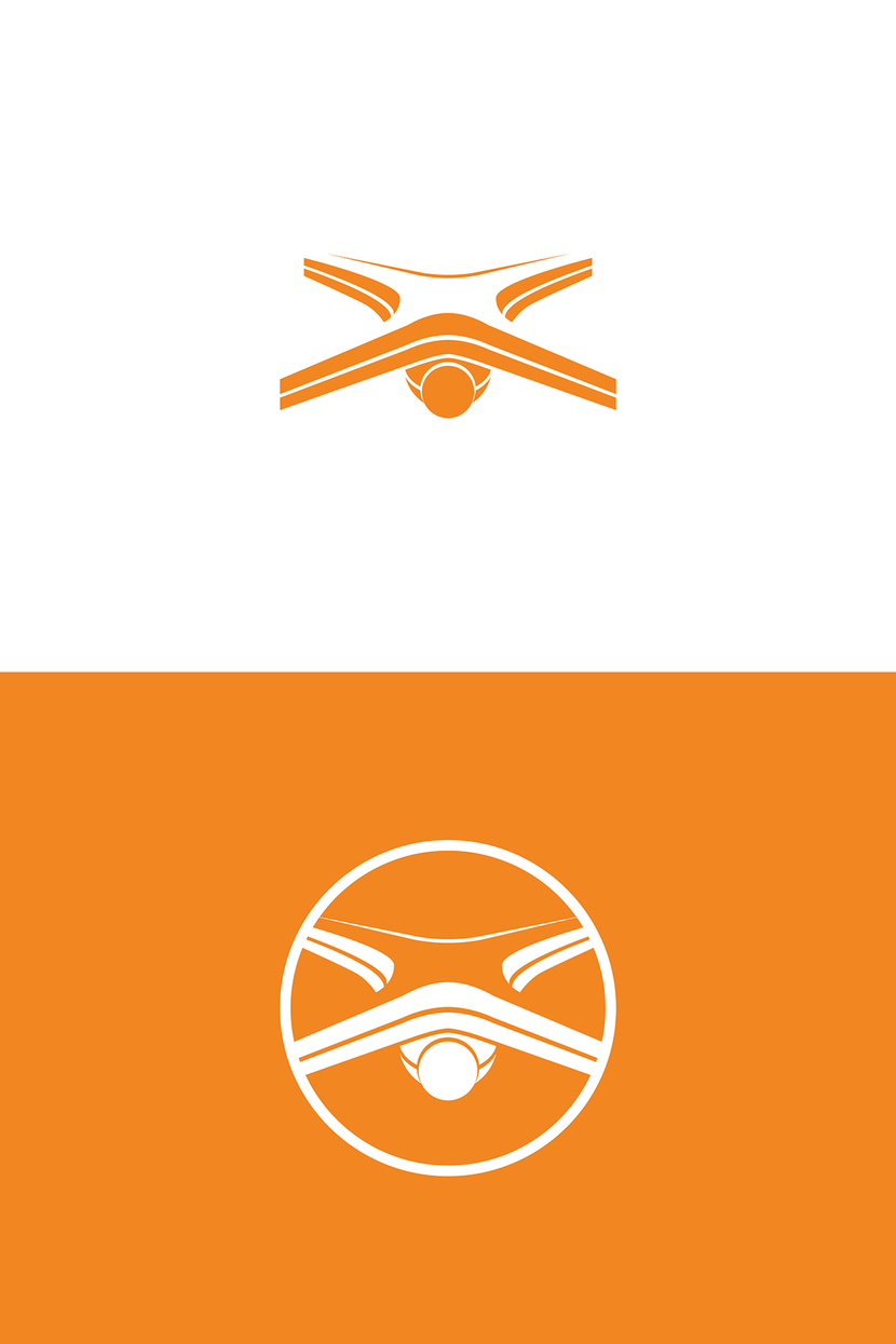 Пардон, запрос должен был звучать не "drone camera", конечно-же, а "drone logo". Да, если Вы заметили, в вариантах вписанных в круг я до поры до времени придерживался первого варианта геометрии корпуса дрона - с более тонкими передними "лепестками" корпуса, заметно сужающимися к их концам. А вот силовые линии вписанного в круг лого нового варианта, идентичного "парящему", в котором я впервые и внес это изменение, чтобы сделать передок дрона помощнее + усилить эти две основные силовые линии лого, формирующие его узнаваемость. Но конечно, всегда можем вернуться и к изначальной геометрии. - Разработка фирменного стиля проекта Vision One