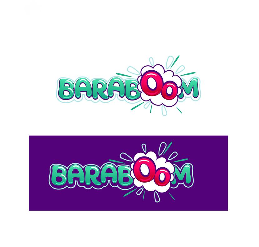 Логотип бренда жевательной резинки BARABOOM  -  автор boutique_119