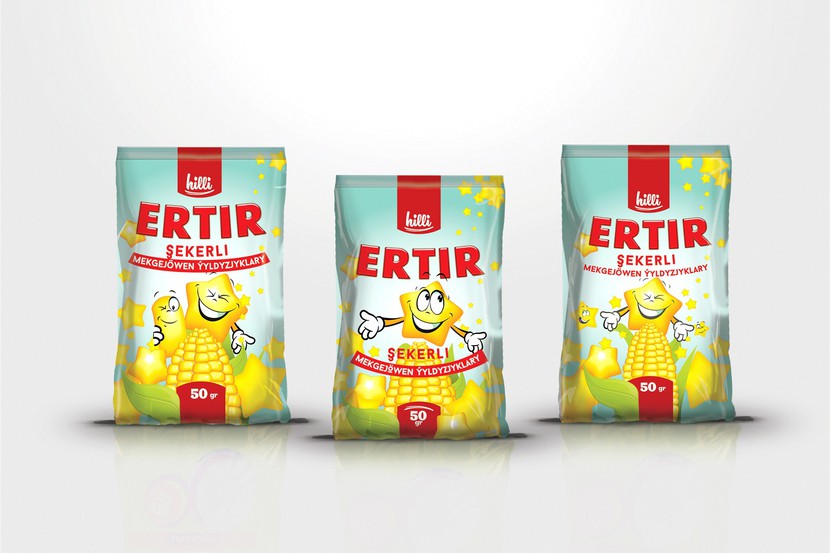 ertir - Дизайн упаковки кукурузных звездочек