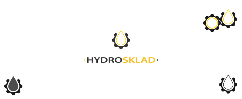 . - Логотип компании по продаже и производству комплектующих для гидросистем