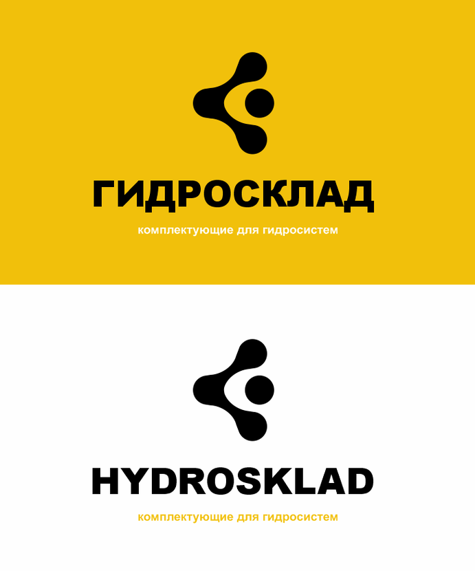 . - Логотип компании по продаже и производству комплектующих для гидросистем