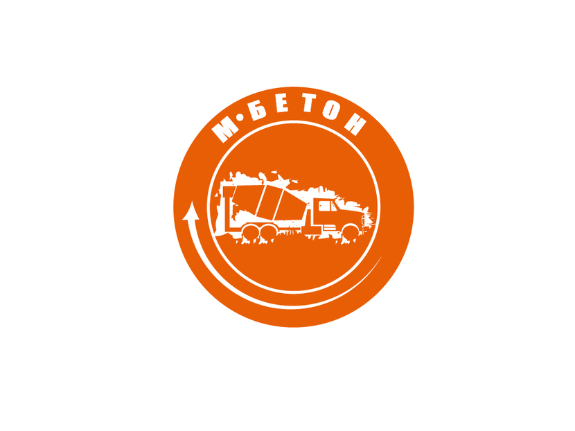 . - Логотип организации по производству бетона ООО "МБетон"