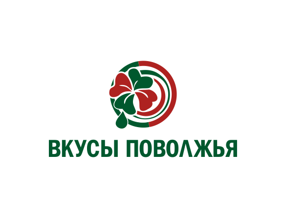 Разработка логотипа для производителя продуктов питания "Вкусы Поволжья"  -  автор Marina Styling