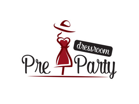 dressroom - Логотип для сервиса аренды платьев Pre-Party DressRoom