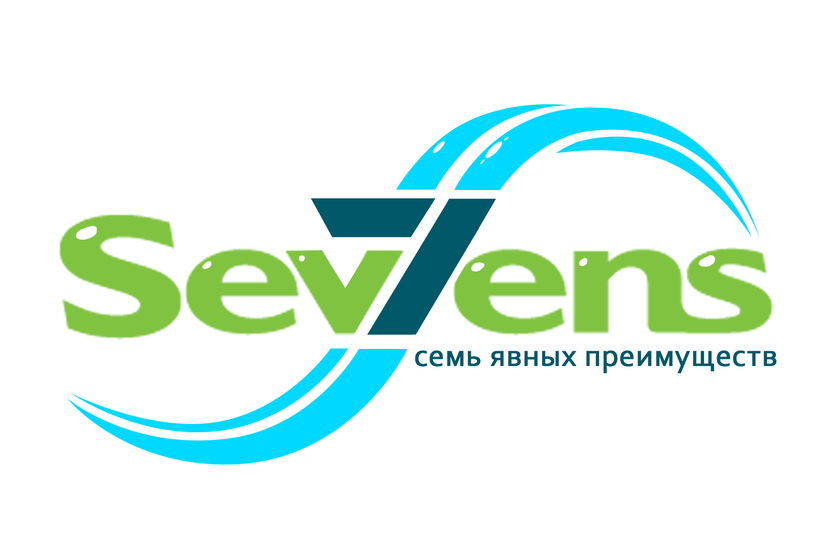 Доработал - Изменение логотипа бутилированной воды Sevens (Sevens.kz)