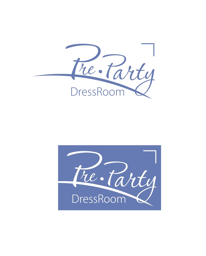 Логотип для сервиса аренды платьев Pre-Party DressRoom  -  автор Светлана Жданова