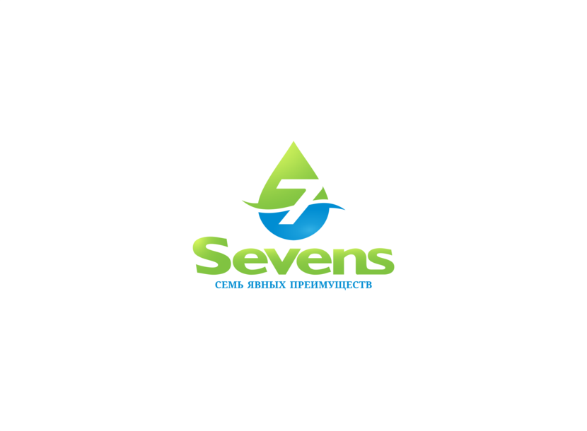 Изменение логотипа бутилированной воды Sevens (Sevens.kz)  -  автор Игорь Freelanders