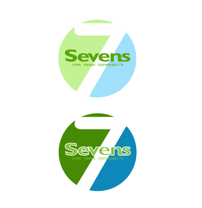 без рамки - Изменение логотипа бутилированной воды Sevens (Sevens.kz)