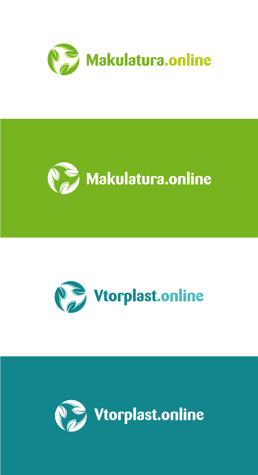 + - Makulatura.online & Vtorplast.online Создание единого фирменного стиля