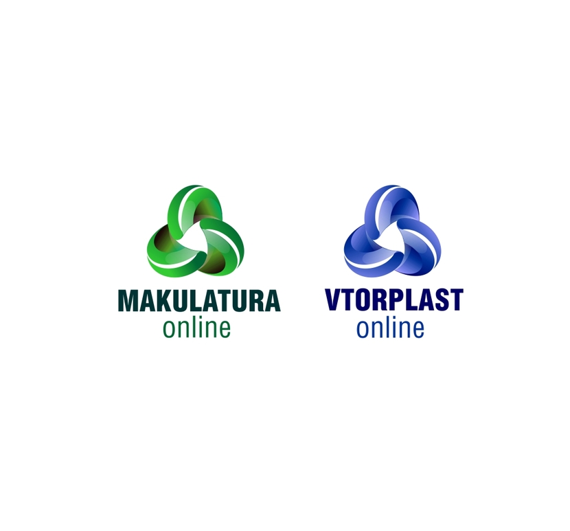 Makulatura.online & Vtorplast.online Создание единого фирменного стиля  -  автор Виталий Филин