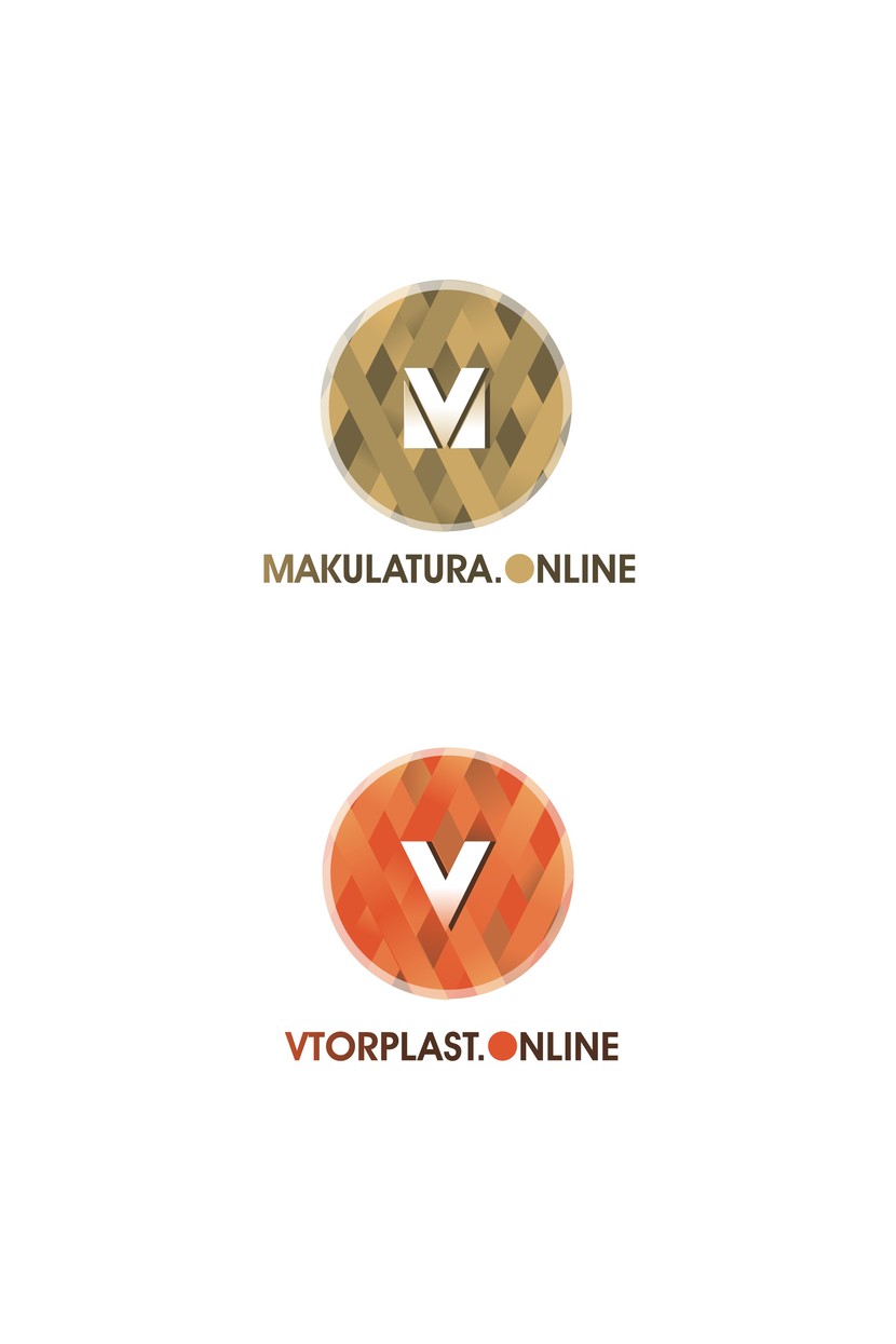 Здравствуйте.
Вариант с измененными цветами - Makulatura.online & Vtorplast.online Создание единого фирменного стиля