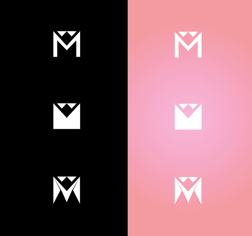 Возможно вам понравится один из вариантов эмблемы. Это сочетание буквы М и воротничка от рубашки - Необходимо разработать логотип для молодого бренда одежды MIONAMI