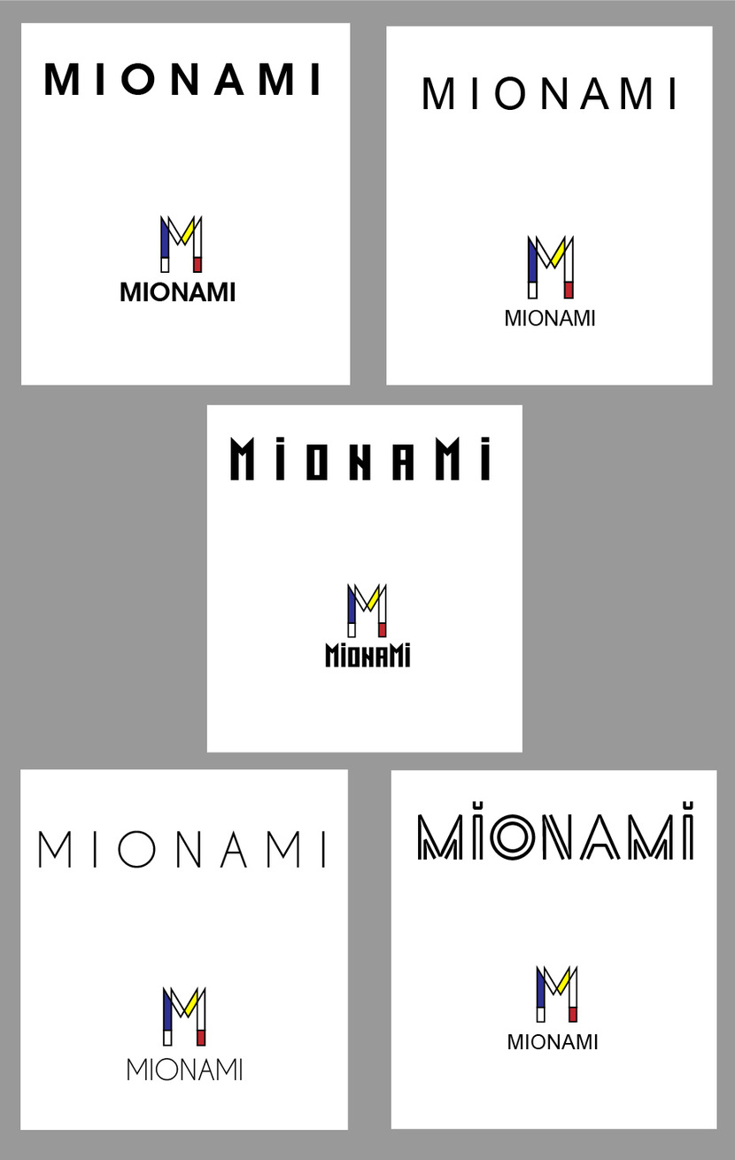 Покрупнее )) - Необходимо разработать логотип для молодого бренда одежды MIONAMI