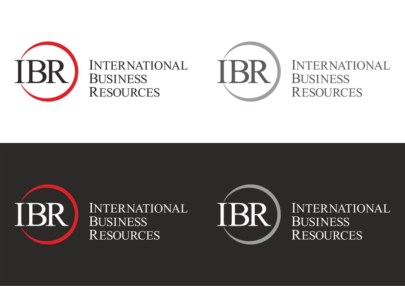 аббревиатура IBR. круг исходящий из I читается как "международные бизнесмены". красный цвет преобладает в странах Азии. Фирменный знак для международной консалтинговой компании
