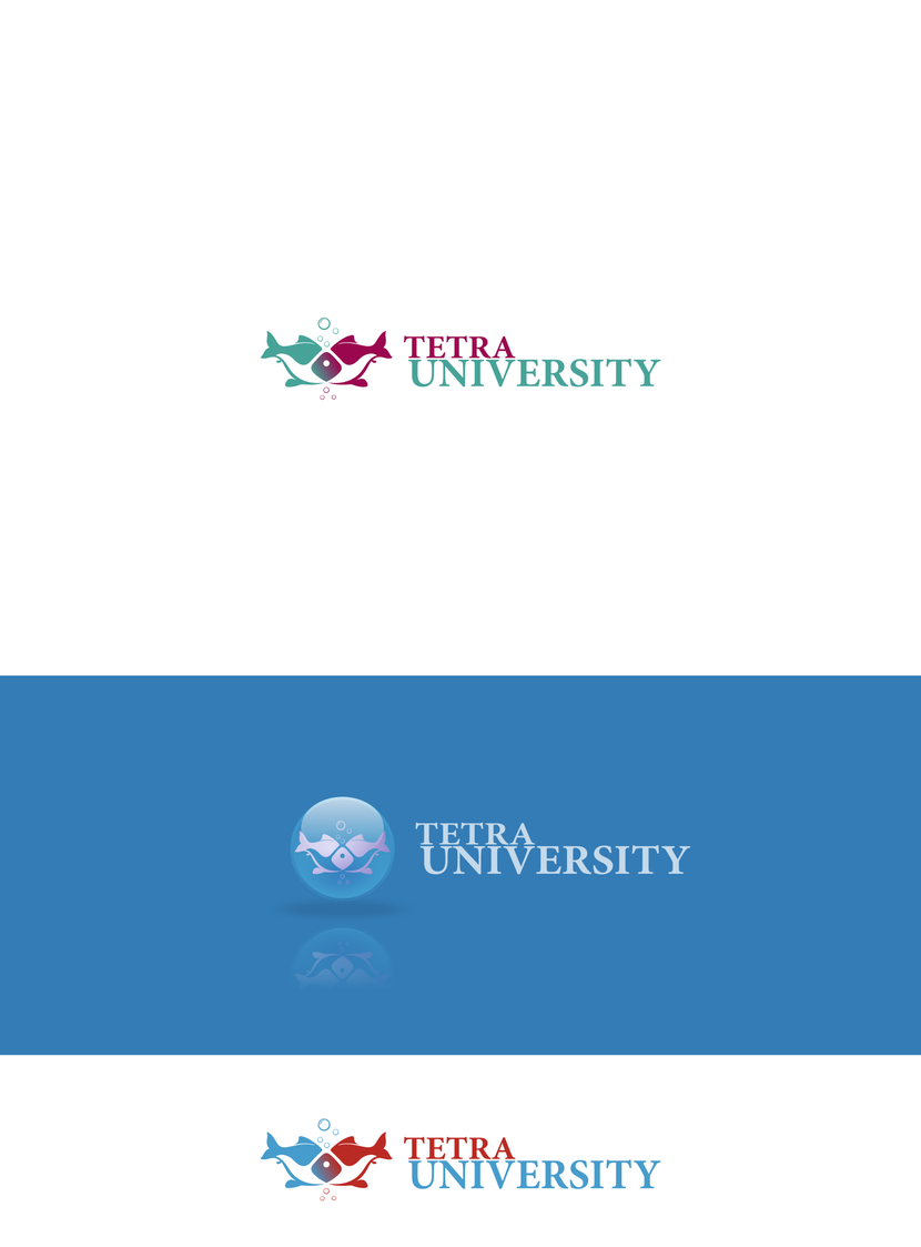 Логотип. Две рыбки. - Tetra University