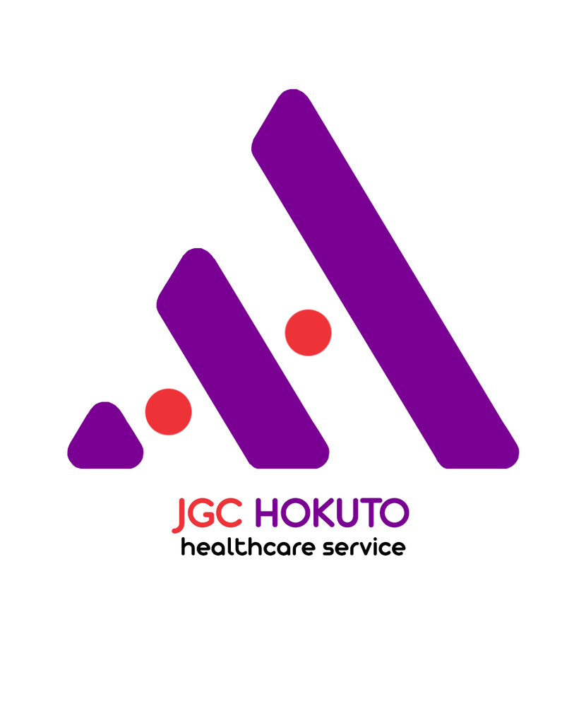 Третий вариант (английская версия). - Создание логотипа и фирменного знака для японского медицинского центра "ДЖЕЙ ДЖИ СИ ХОКУТО МЕДСЕРВИС"