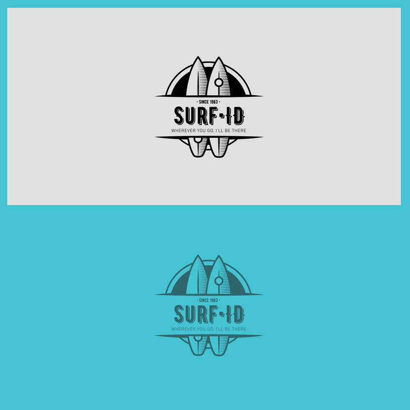Создание логотипа для проекта Surf ID  -  автор Irina V.