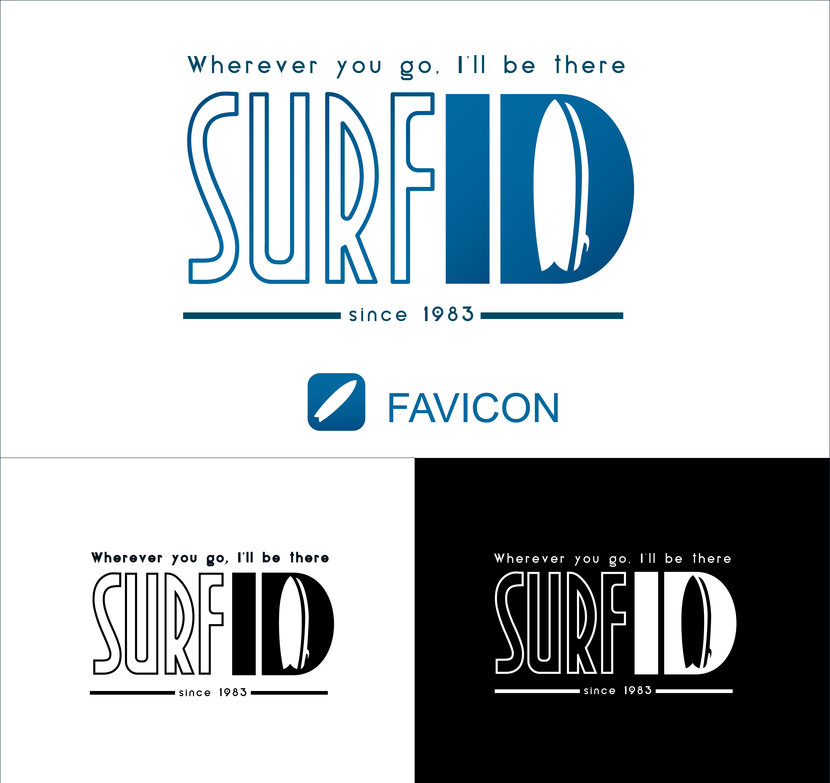 не знаю, как заменить ту, поэтому заново заливаю исправленную версию Создание логотипа для проекта Surf ID
