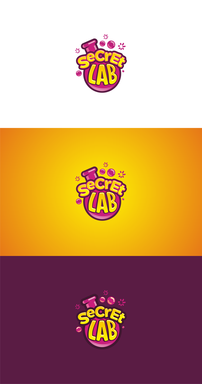 Логотип для кондитерского бренда Secret Lab  -  автор Марина Потаничева