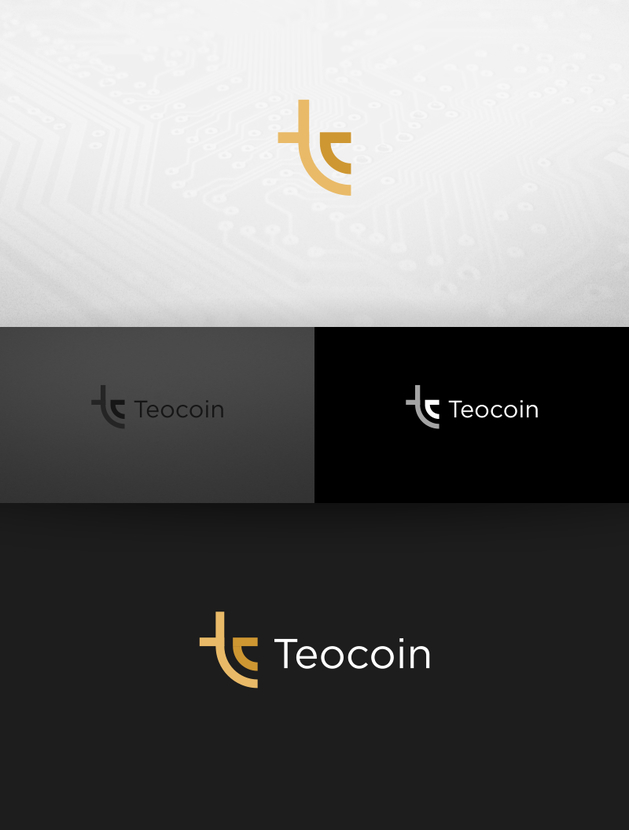 t+c - Создание фирменного стиля для новой криптовалюты TeoCoin