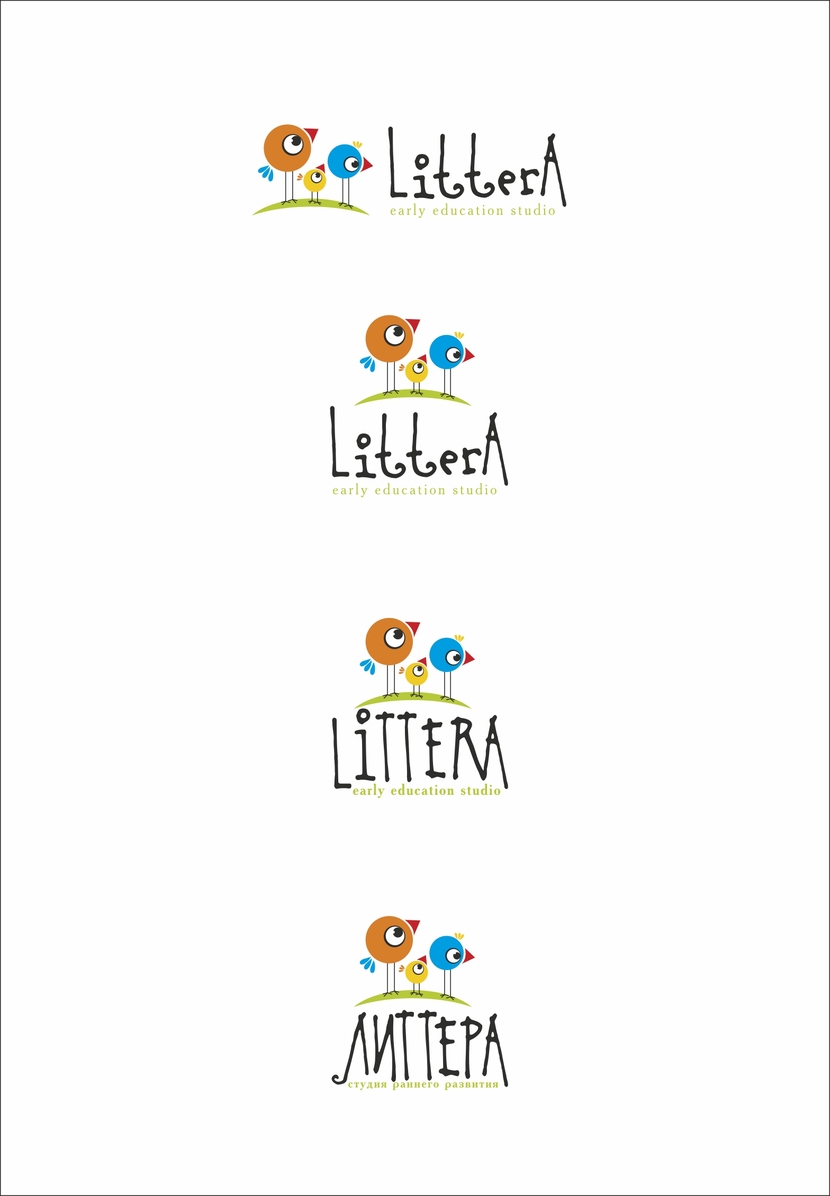 Доброго времени суток! В логотипе в качестве персонажей и самого значка использованы цыплята. Они маленькие и очень любопытные. Милые и добрые они будут привлекать внимание детей, а родителей располагать к посещению вашего центра. - Создание логотипа для студии раннего развития.
