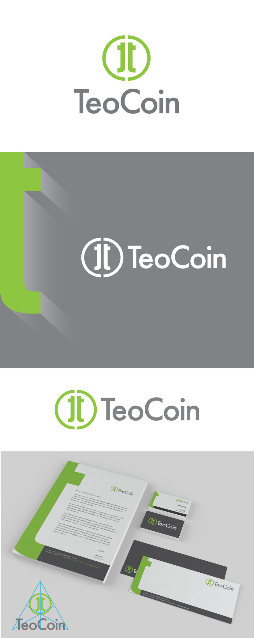 5 - Создание фирменного стиля для новой криптовалюты TeoCoin