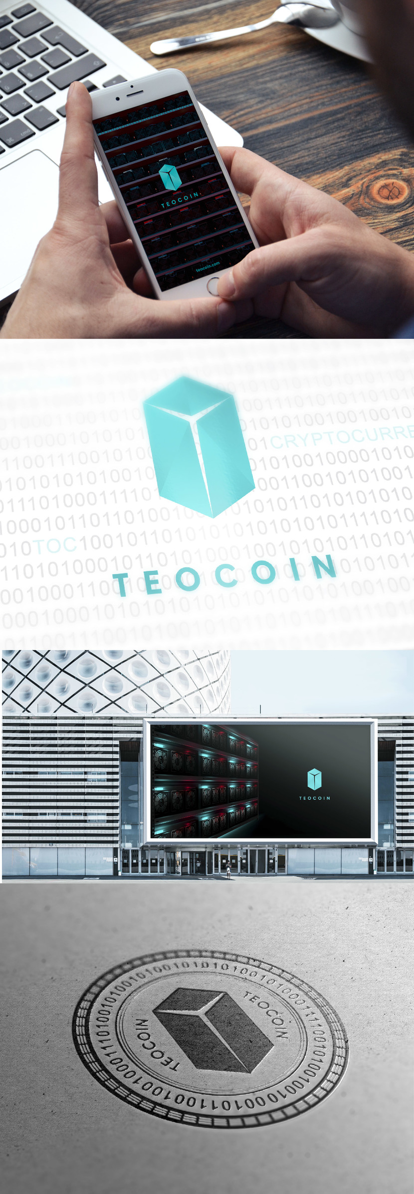 2 - Создание фирменного стиля для новой криптовалюты TeoCoin