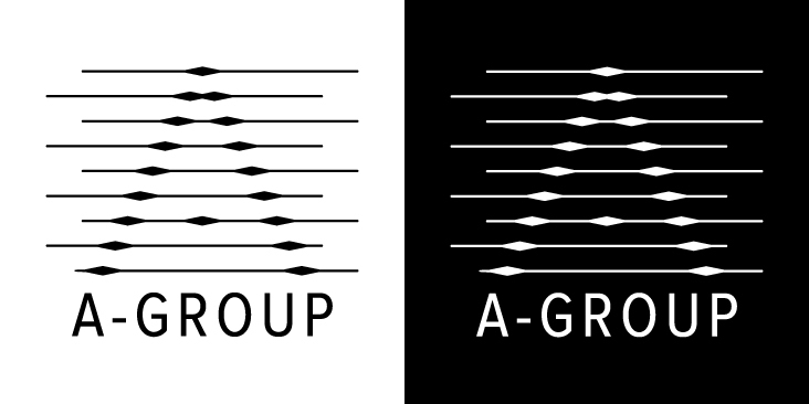 Логотип объединенной компании по обеспечению мероприятий "A-GROUP".  -  автор Andrey Losikhin