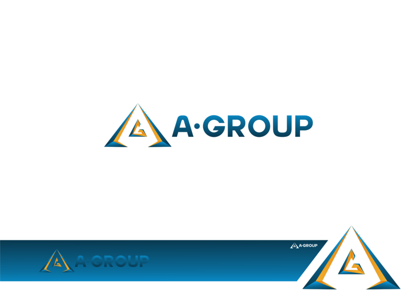 Логотип объединенной компании по обеспечению мероприятий "A-GROUP".  -  автор Игорь Freelanders