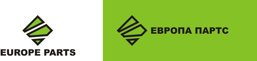 Лаконичный логотип - стилизованная Е / вспаханное поле. - Разработка логотипа для торговой компании Европа-партс
