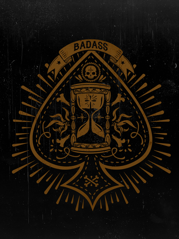 Badass - Эмблема отряда Badass-байкеров :)
