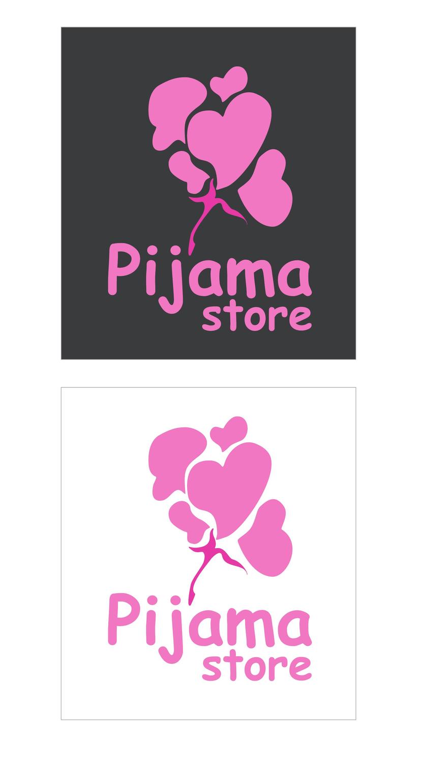 Вариант 3 - Логотип для интернет магазина по продаже домашней одежды (пижамы)