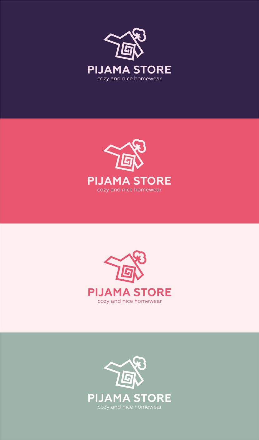 Домик-пижама из натурального хлопка. - Логотип для интернет магазина по продаже домашней одежды (пижамы)