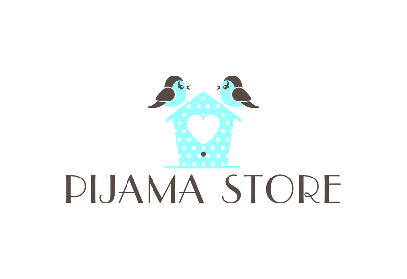 Логотип для интернет магазина по продаже домашней одежды (пижамы)  -  автор Катерина Лесцова