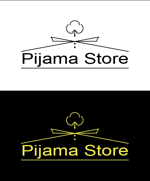 1 вариант.Цвет и шрифт обсуждаются. - Логотип для интернет магазина по продаже домашней одежды (пижамы)