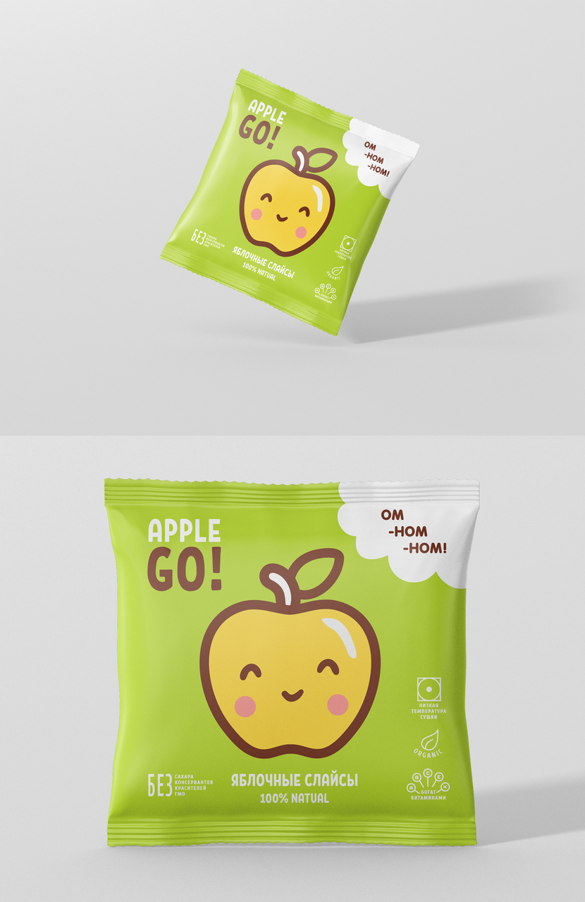 appleGO! - Упаковка для яблочных слайсов