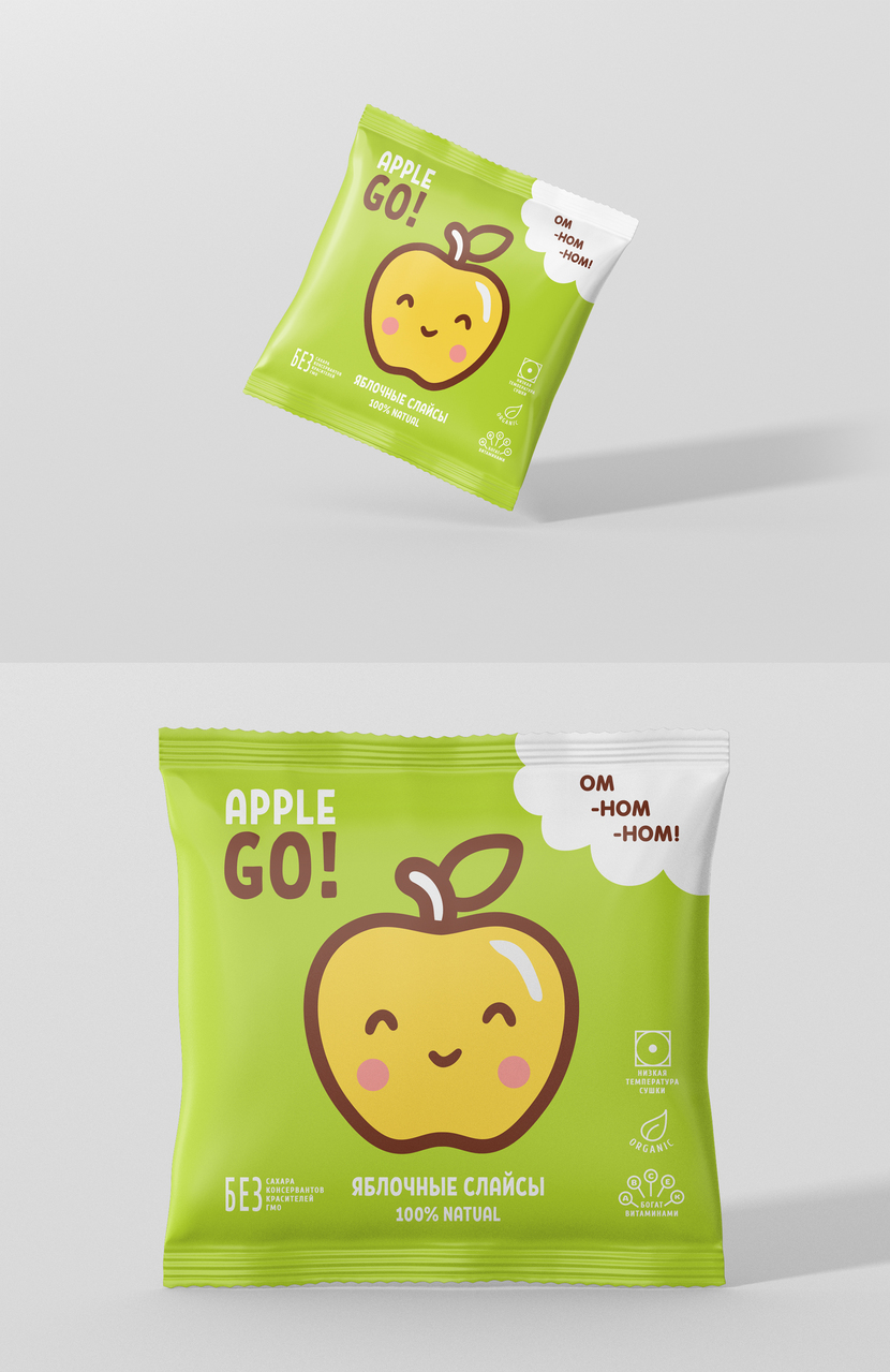 appleGO! - Упаковка для яблочных слайсов